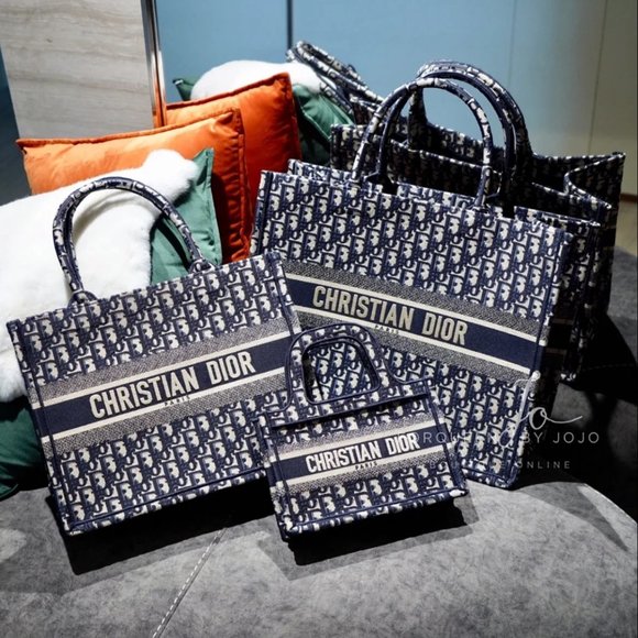 Dior Book Tote Large Blue - Picture 7 of 7